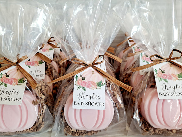 Baby Shower Pumpkin Soap Favors Set of 12 - The Lovely Gift Co