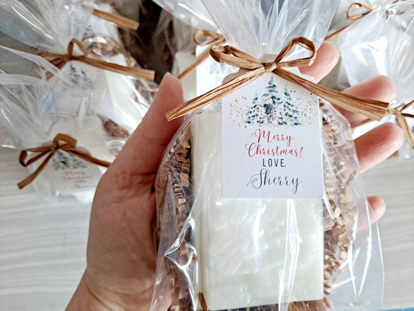 Balsam Fir Pine Tree Soaps, Set of 12 - The Lovely Gift Co