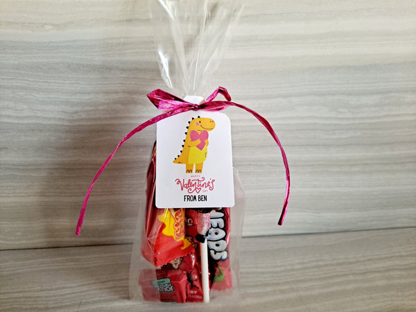 Valentine's Day School Class Candy Party Favors, Set of 12 - The Lovely Gift Co