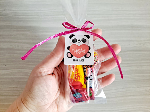 Valentine's Day School Class Candy Party Favors, Set of 12 - The Lovely Gift Co