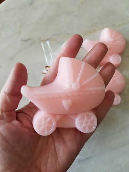 Baby Shower Stroller Carriage Soap Favors Set of 12 - The Lovely Gift Co