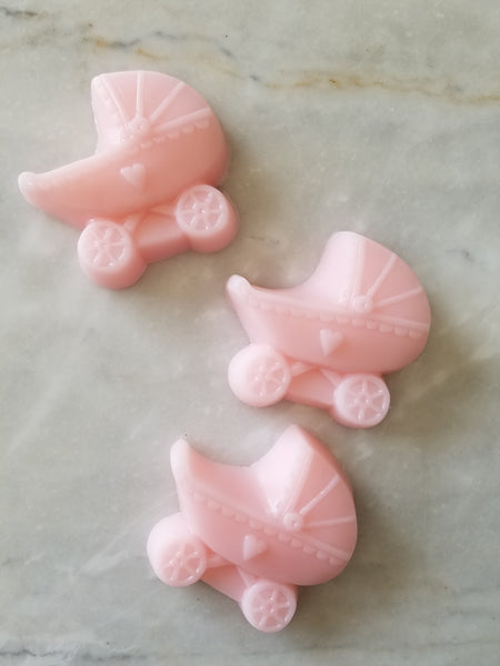 Baby Shower Stroller Carriage Soap Favors Set of 12 - The Lovely Gift Co