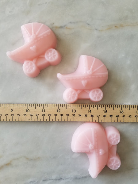 Baby Shower Stroller Carriage Soap Favors Set of 12 - The Lovely Gift Co