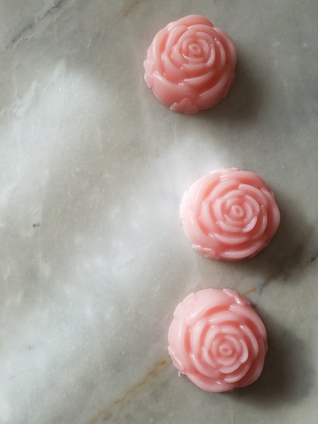 Rose Soap Party Favors Bridal Showers Weddings Set of 12 - The Lovely Gift Co