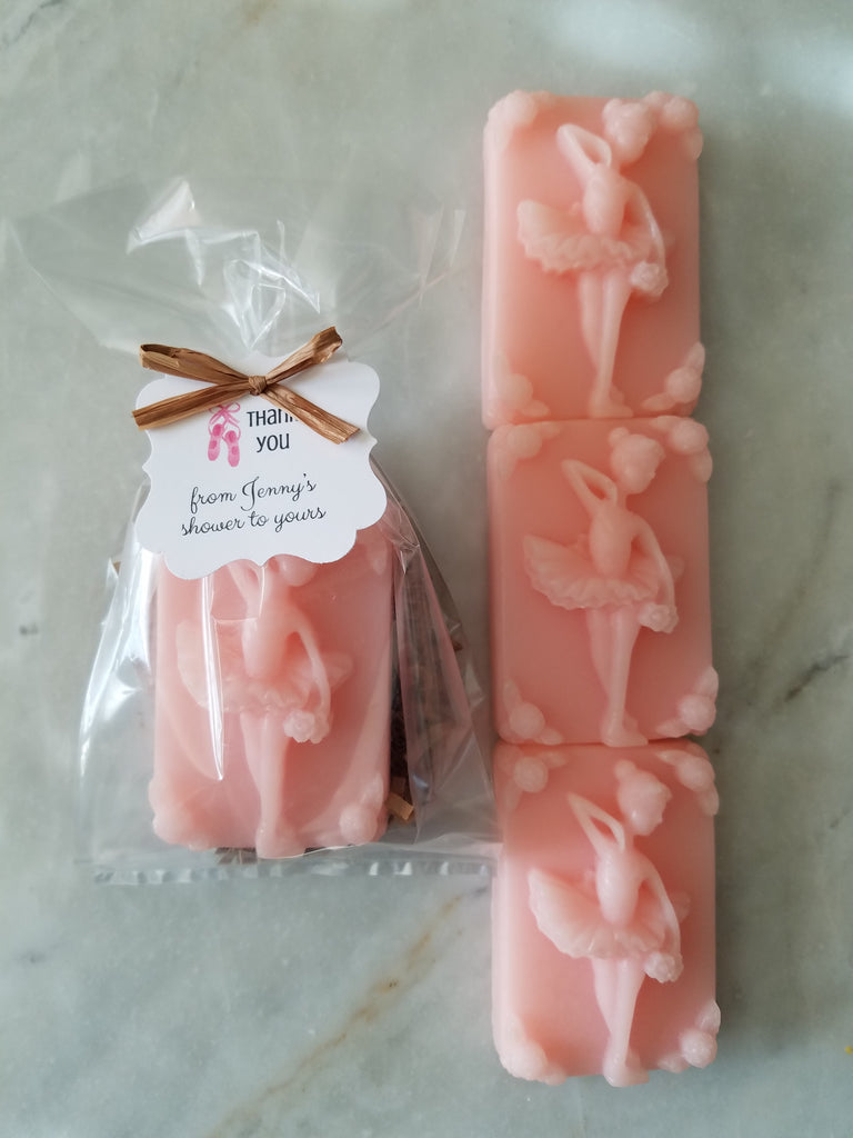 Baby Shower Ballerina Soap Party Favors Set of 12 - The Lovely Gift Co