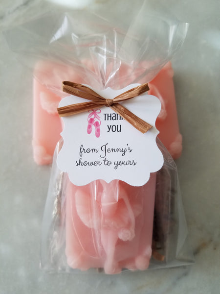 Baby Shower Ballerina Soap Party Favors Set of 12 - The Lovely Gift Co
