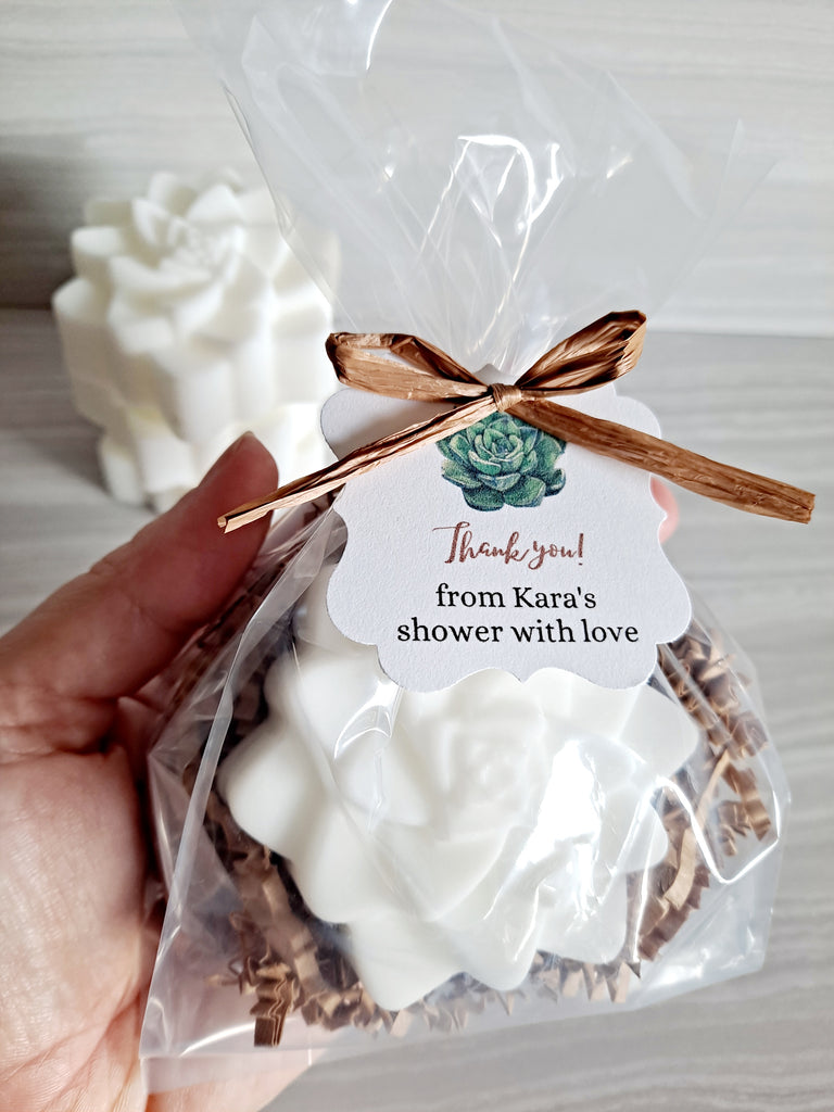 Succulent Soap Favors Set of 12 - The Lovely Gift Co