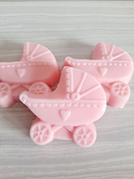 Baby Shower Stroller Carriage Soap Favors Set of 12 - The Lovely Gift Co