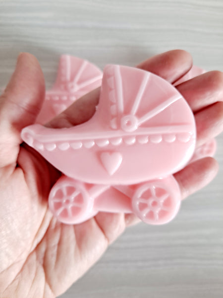 Baby Shower Stroller Carriage Soap Favors Set of 12 - The Lovely Gift Co