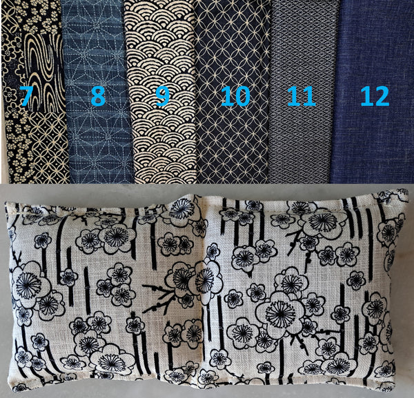 Weighted Eye Mask without Strap, Unscented Migraine Headache Eye Pillow, Yoga Nidra, Yoga Savasana - The Lovely Gift Co