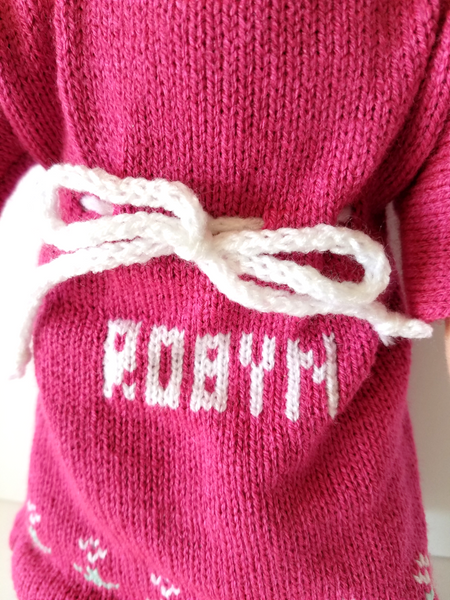 Kids Personalized Light Brown Hair Rag Doll - The Lovely Gift Co